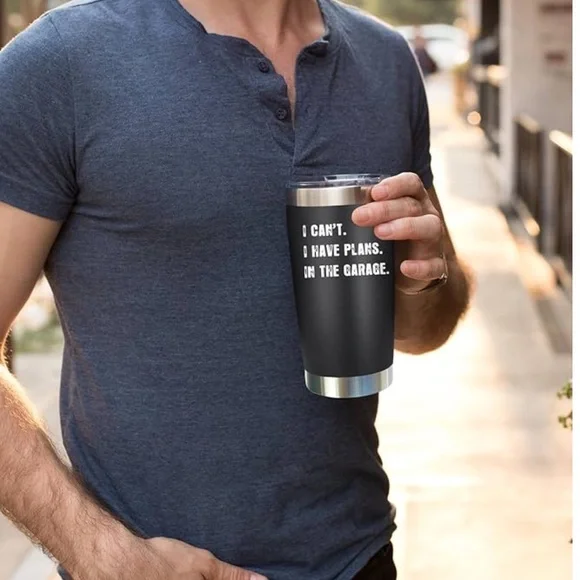 Guy Gifts Insulated Tumbler 20 oz “I can’t” - Picture 2 of 6